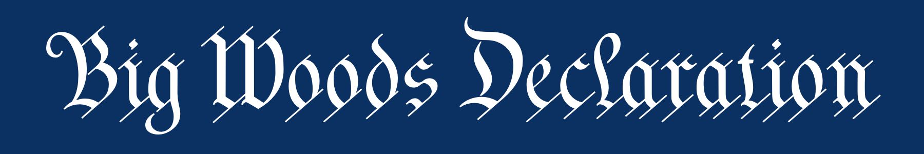 Big Woods Declaration logo
